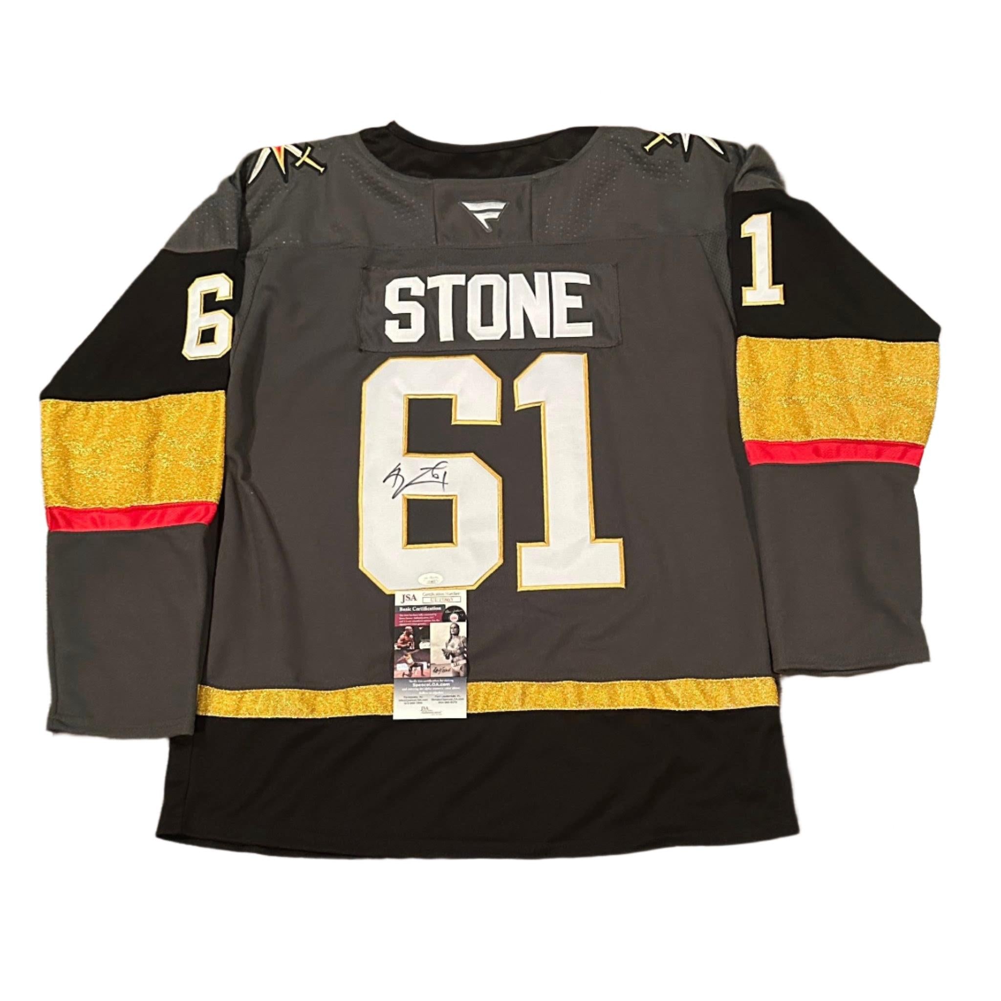 Mark Stone Autographed Vegas Golden Knights Jersey JSA COA-Right Off The Field