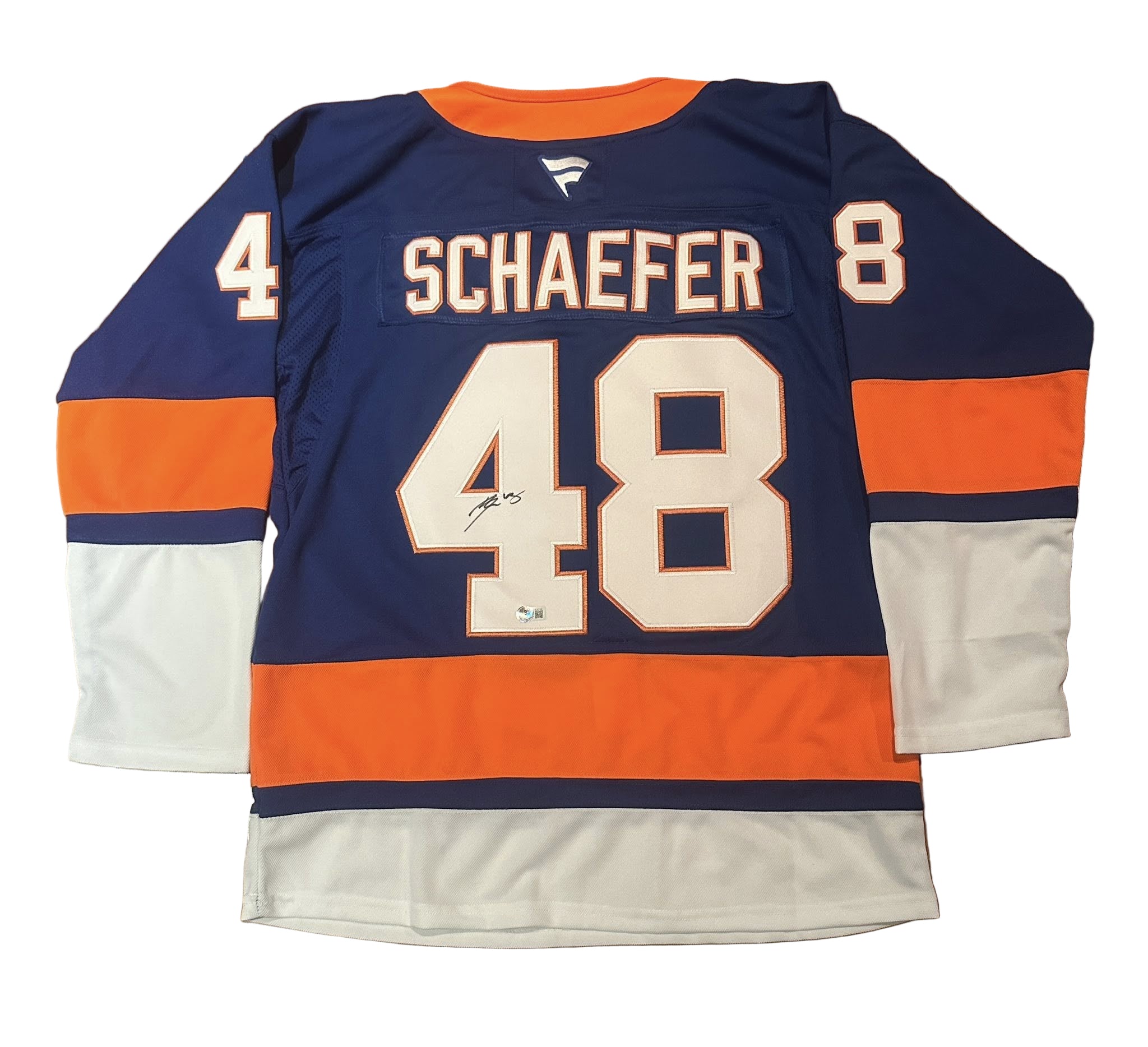 Matthew Schaefer Signed Autographed New York Islanders Jersey Beckett-Right Off The Field