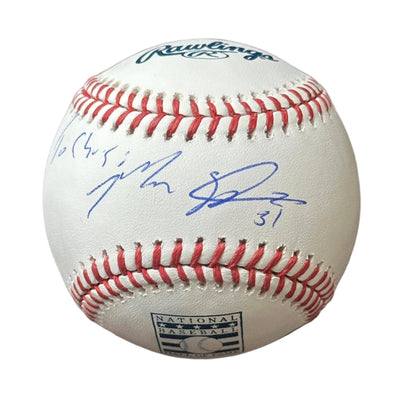 Max Scherzer Autographed Hall of Fame MLB Baseball JSA COA Personalized to Chris-Right Off The Field