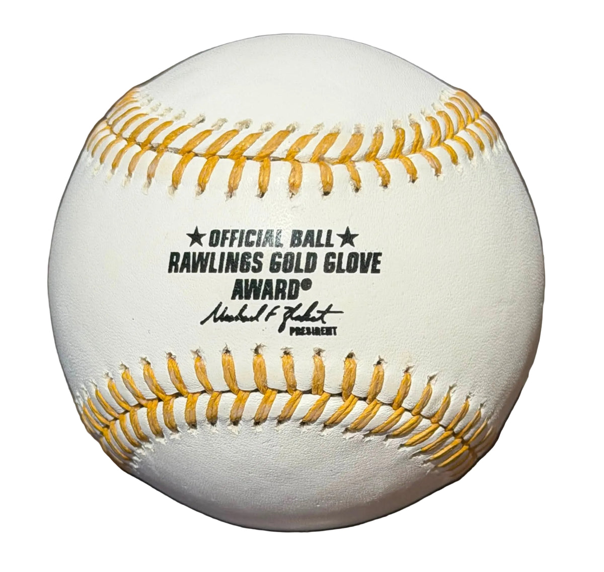 Michael Bourn Signed Autographed Gold Glove Award Baseball Astros-Right Off The Field