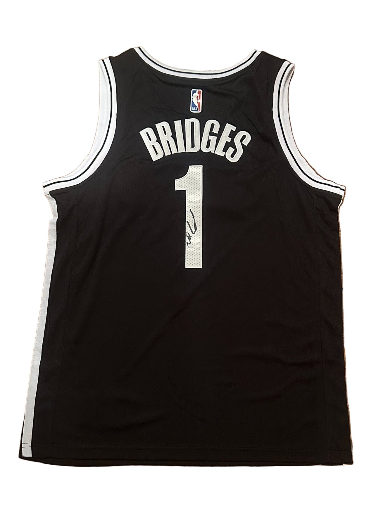 Mikal Bridges Signed Autographed Brooklyn Nets Jersey-Right Off The Field