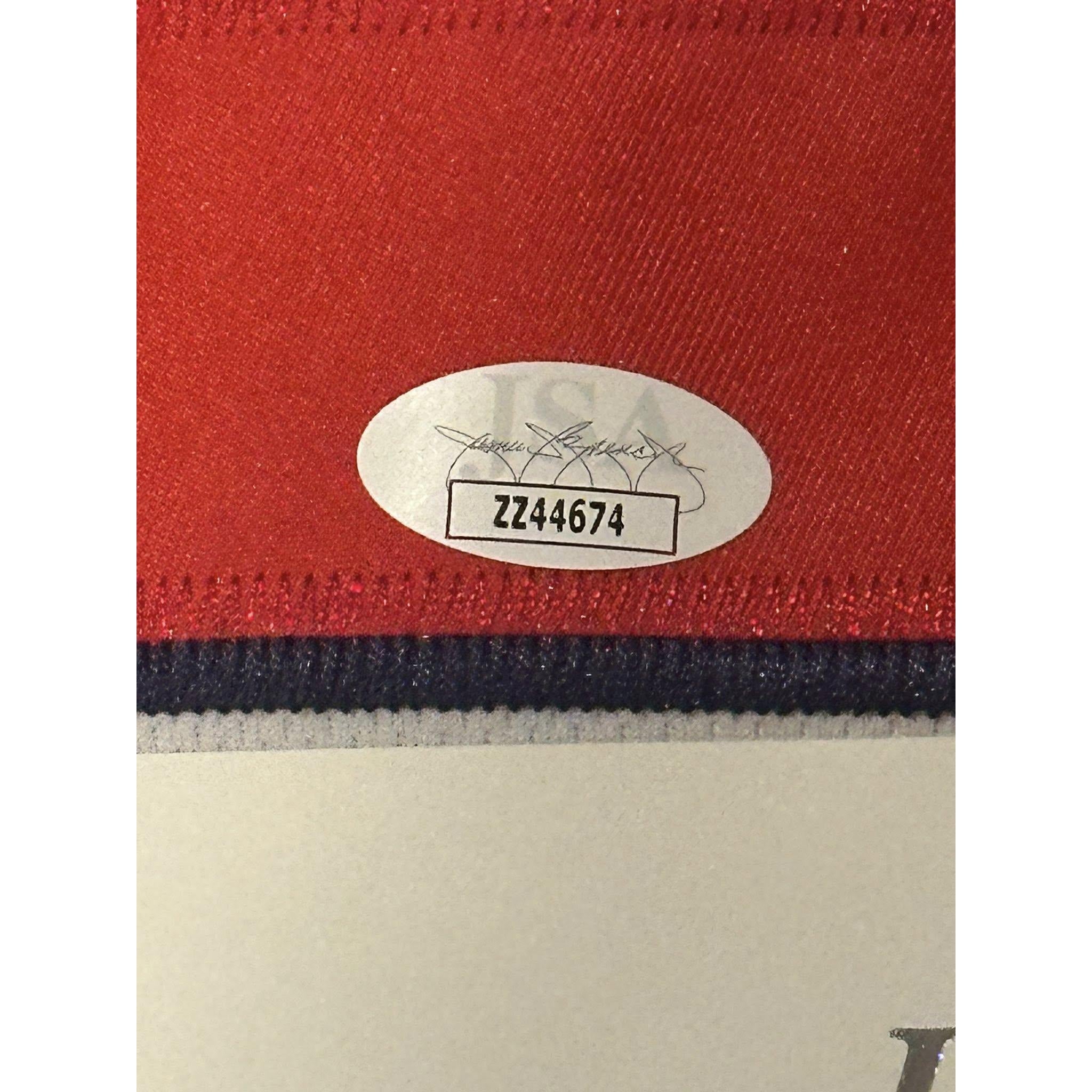 Mike Trout Autographed Los Angeles Angels Custom Jersey JSA LOA-Right Off The Field