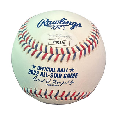 Mike Trout Los Angeles Angels Autographed 2022 All Star Game Baseball JSA LOA-Right Off The Field