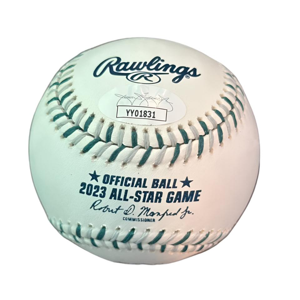 Mike Trout Los Angeles Angels Autographed 2023 All Star Game Baseball JSA LOA-Right Off The Field