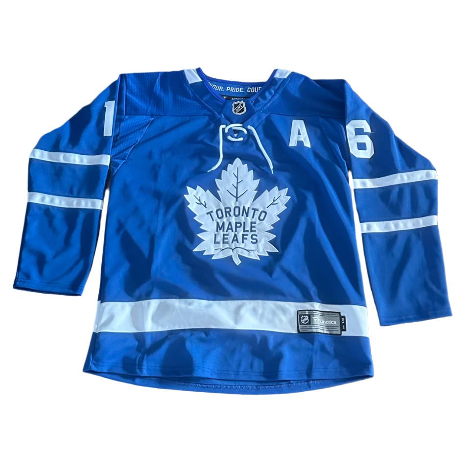 Mitch Marner Autographed Toronto Maple Leafs Jersey JSA COA-Right Off The Field