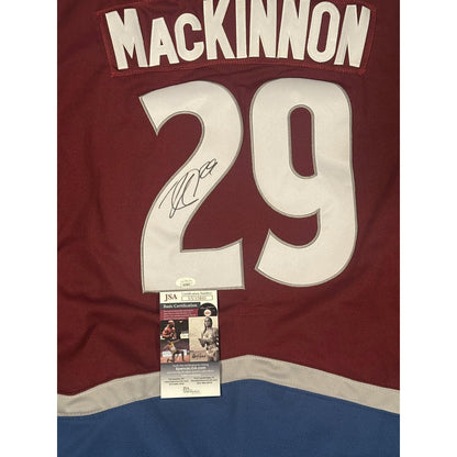 Nathan MacKinnon Autographed Colorado Avalanche Jersey JSA COA-Right Off The Field