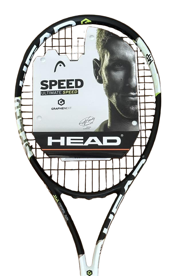 Novak Djokovic Autographed Head Speed Tennis Racket JSA COA-Right Off The Field