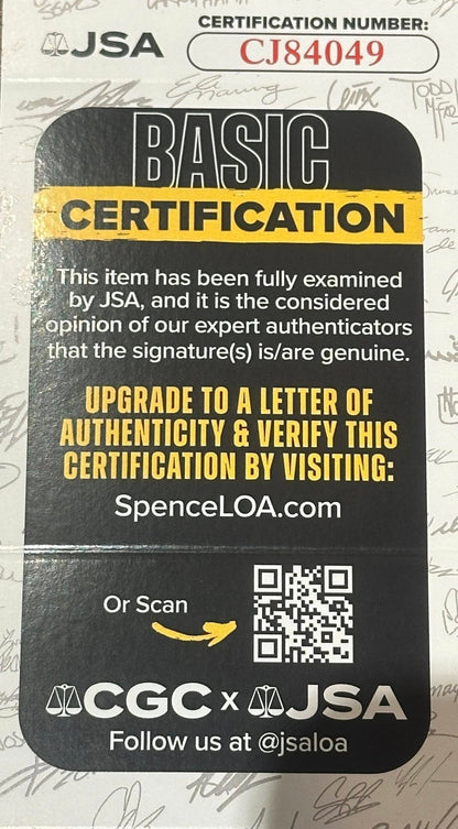 Ozzie Smith Autographed Gold Glove Award Baseball JSA COA St. Louis Cardinals-Right Off The Field