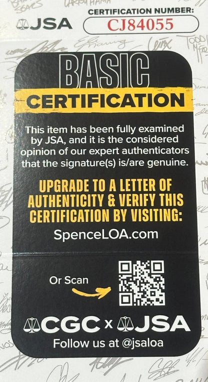 Ozzie Smith Autographed Gold Glove Award Baseball JSA COA St. Louis Cardinals-Right Off The Field