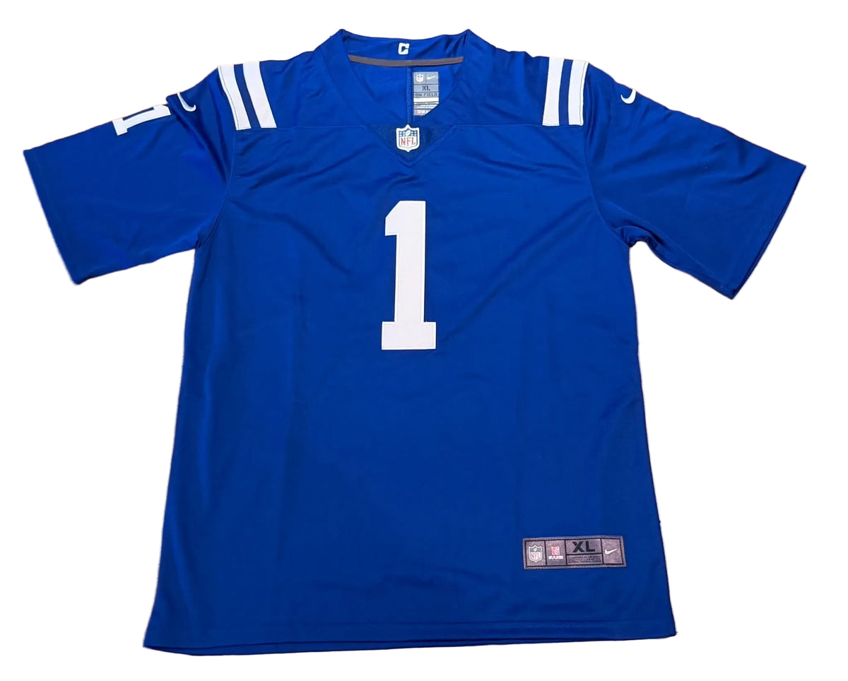 Pat McAfee Autographed Indianapolis Colts Jersey JSA COA-Right Off The Field