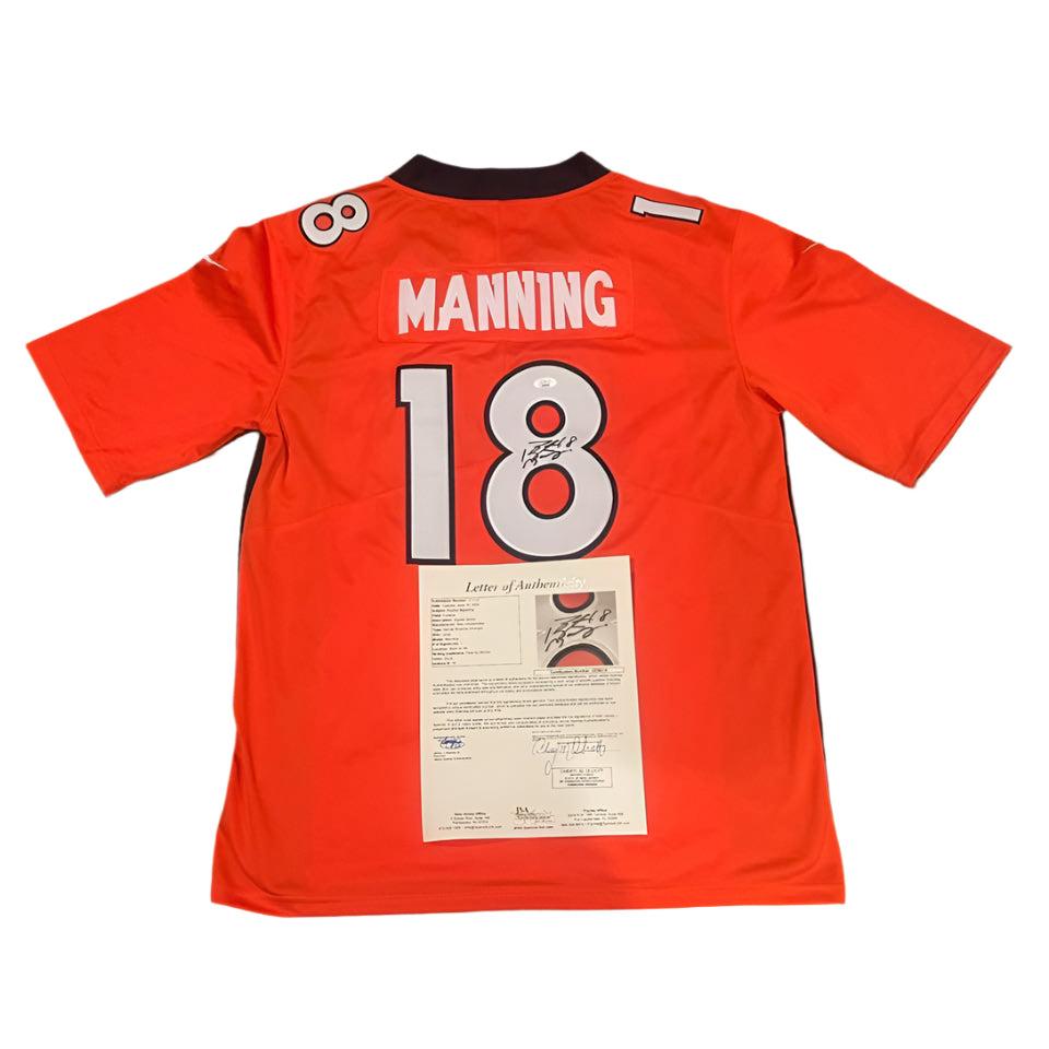 Peyton Manning Autographed Denver Broncos Jersey JSA LOA-Right Off The Field