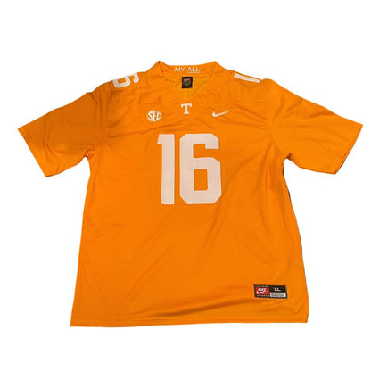 Peyton Manning Signed Tennessee Volunteers Jersey Personalized to Chris JSA LOA-Right Off The Field