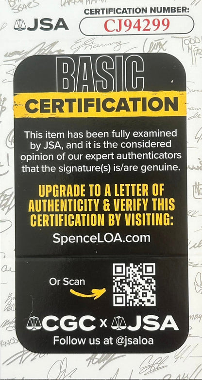 Phil Simms Autographed & Inscribed Wilson Composite Replica Football JSA COA-Right Off The Field