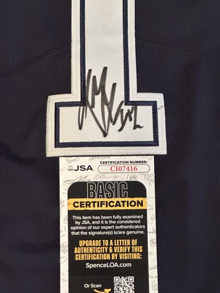Post Malone Autographed Dallas Cowboys "Posty" Jersey JSA COA-Right Off The Field