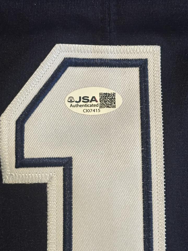 Post Malone Autographed Dallas Cowboys "Posty" Jersey JSA COA-Right Off The Field