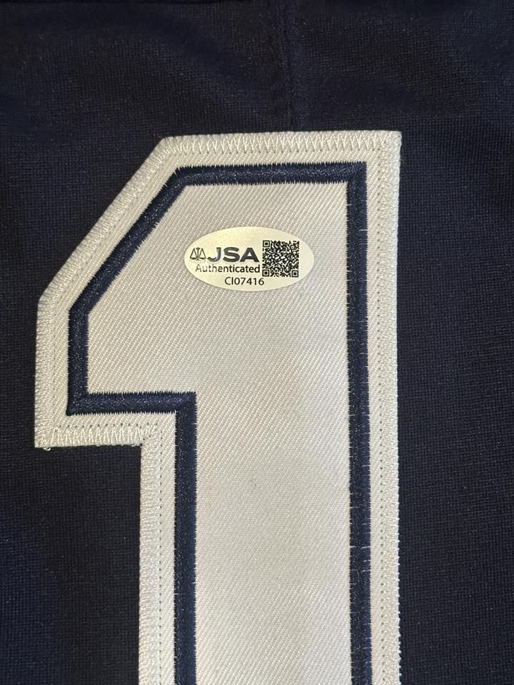 Post Malone Autographed Dallas Cowboys "Posty" Jersey JSA COA-Right Off The Field
