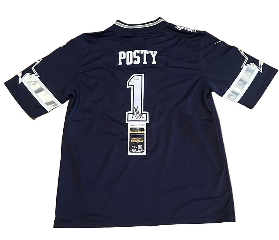 Post Malone Autographed Dallas Cowboys "Posty" Jersey JSA COA-Right Off The Field