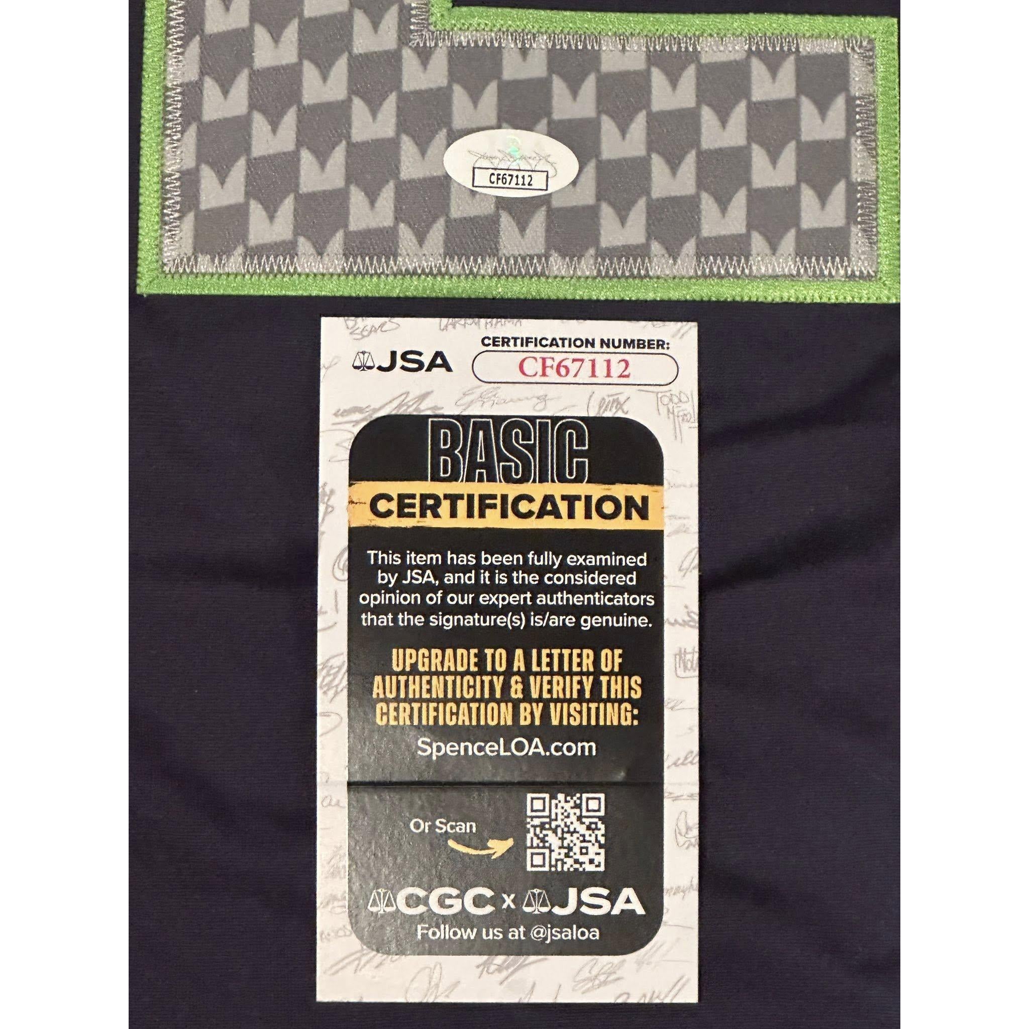 Richard Sherman Autographed Seattle Seahawks Jersey JSA COA READ DESCRIPTION-Right Off The Field
