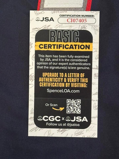 Rob Gronkowski Autographed New England Patriots Jersey JSA COA-Right Off The Field