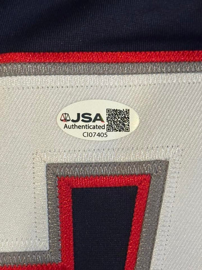 Rob Gronkowski Autographed New England Patriots Jersey JSA COA-Right Off The Field