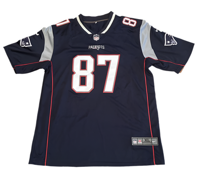 Rob Gronkowski Autographed New England Patriots Jersey JSA COA-Right Off The Field