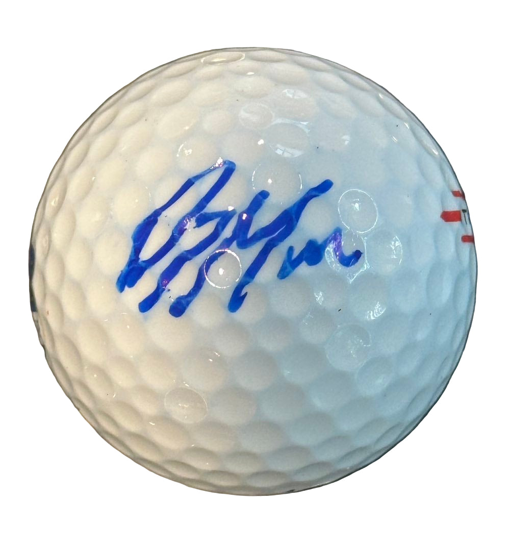 Robert MacIntyre Autographed 2025 Ryder Cup Golf Ball JSA COA Team Europe-Right Off The Field