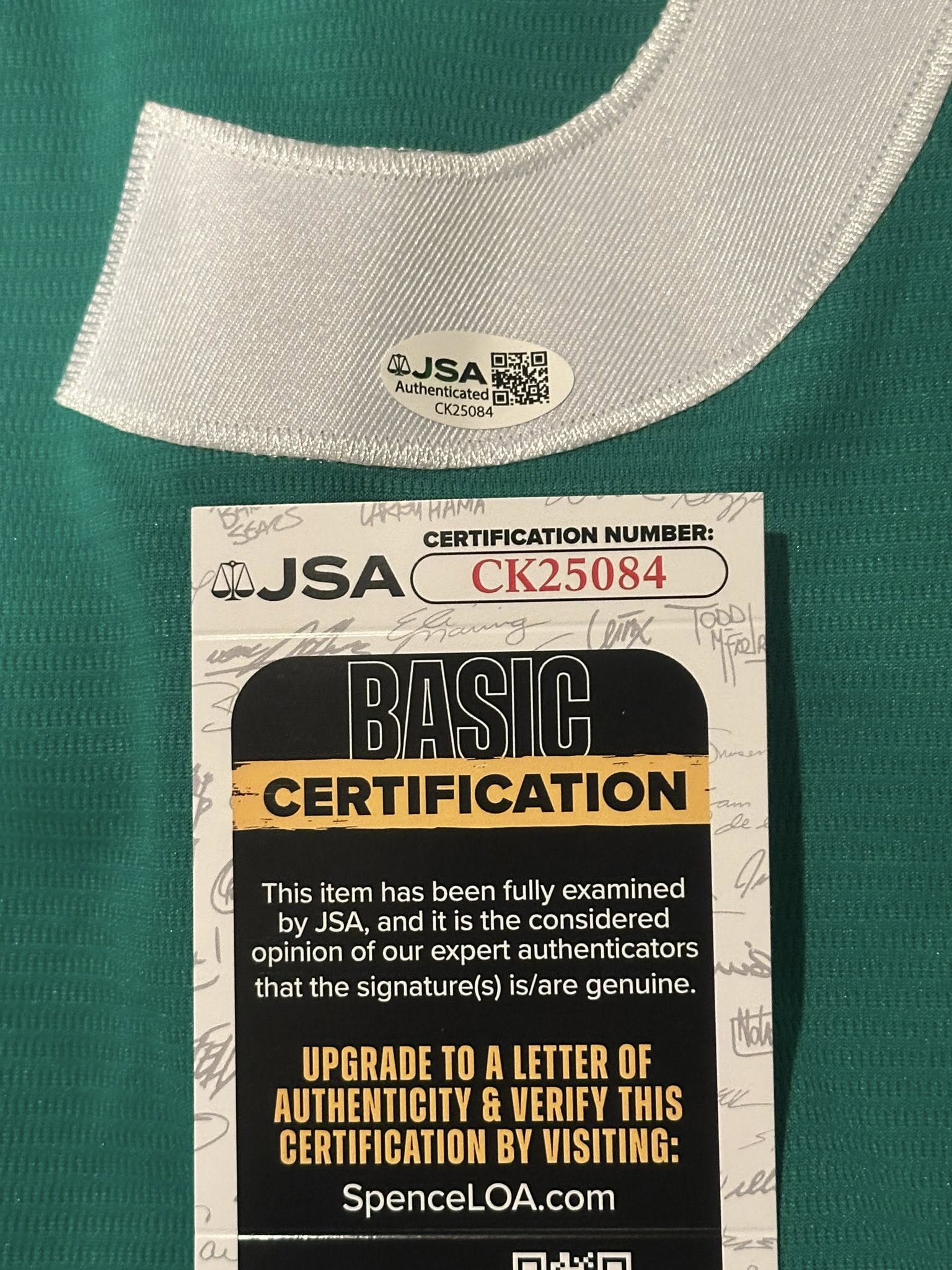 Roman Anthony Signed Autographed Boston Red Sox City Connect Jersey JSA COA-Right Off The Field