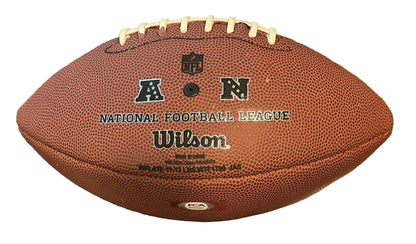 Russell Wilson Autographed Wilson Composite Leather Football PSA Hologram READ-Right Off The Field