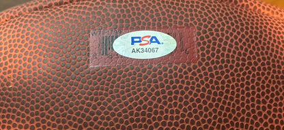 Russell Wilson Autographed Wilson Composite Leather Football PSA Hologram READ-Right Off The Field