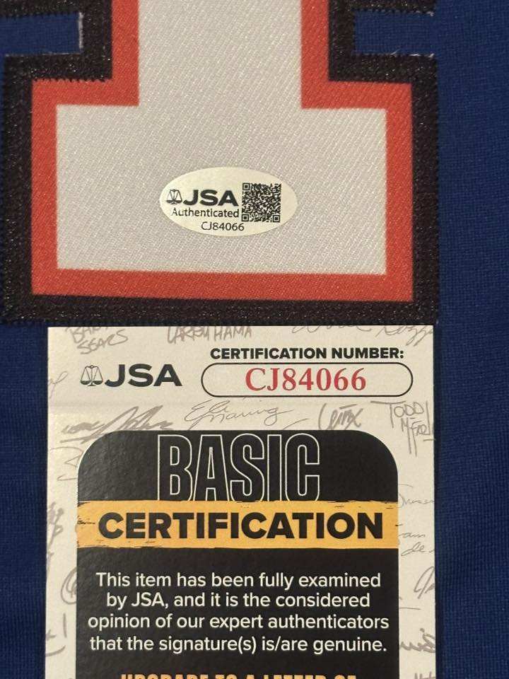 Ryan Fitzpatrick Autographed Buffalo Bills Jersey JSA COA-Right Off The Field