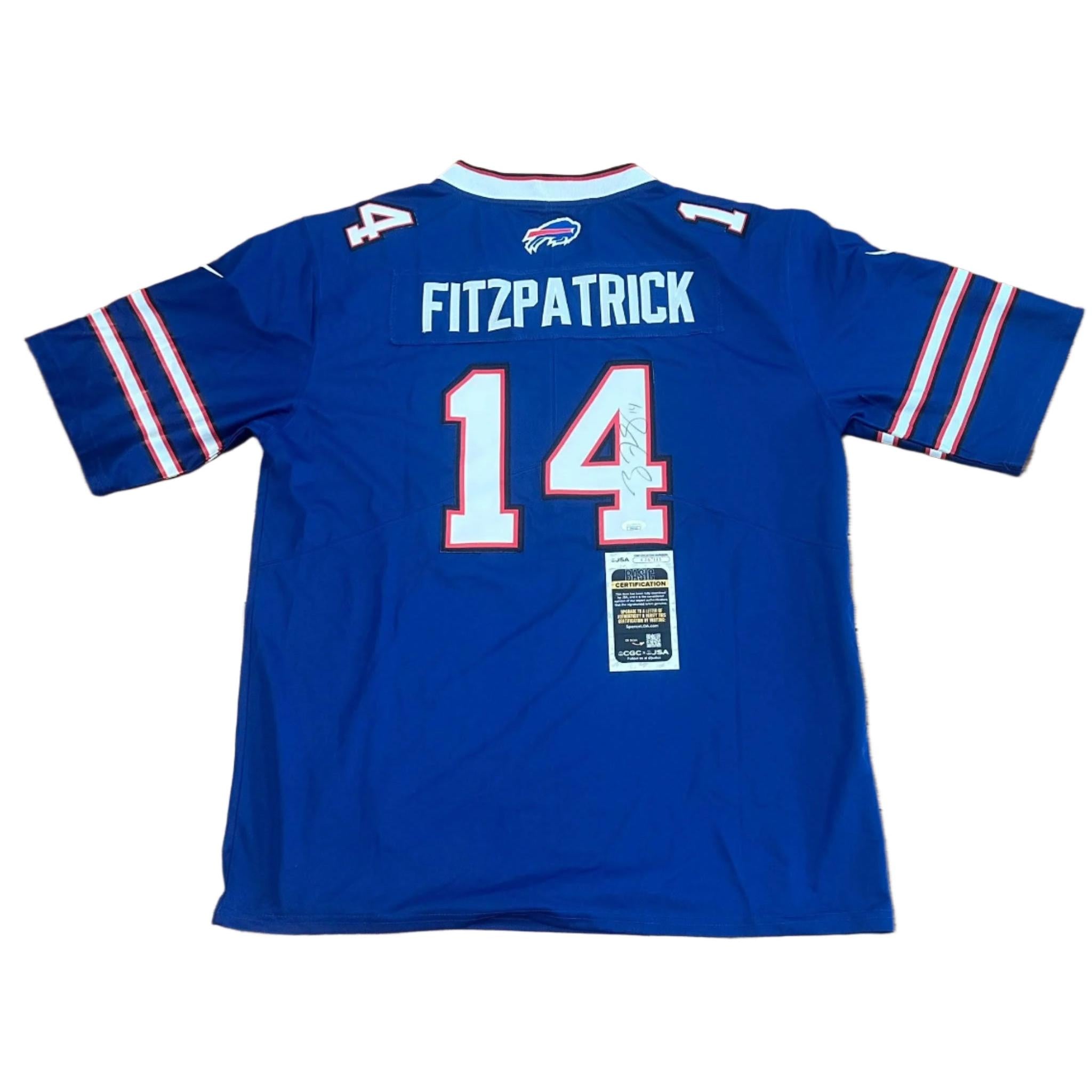 Ryan Fitzpatrick Autographed Buffalo Bills Jersey JSA COA-Right Off The Field