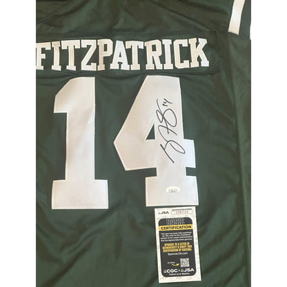 Ryan Fitzpatrick Autographed New York Jets Jersey JSA COA-Right Off The Field