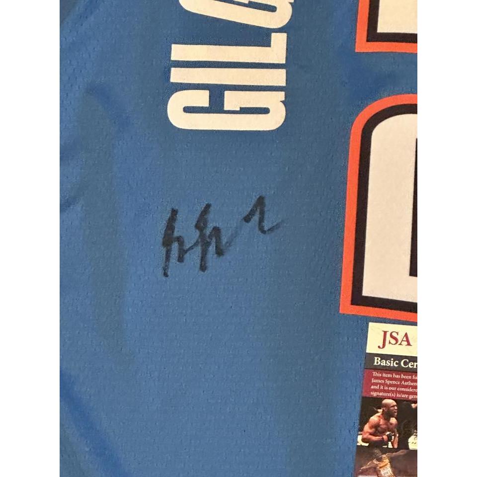 Shai Gilgeous-Alexander Autographed Oklahoma City Thunder Jersey JSA COA-Right Off The Field