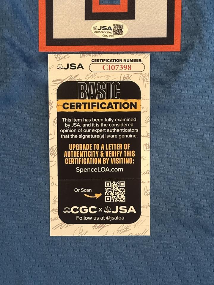 Shai Gilgeous-Alexander SGA Autographed Oklahoma City Thunder Jersey JSA COA-Right Off The Field