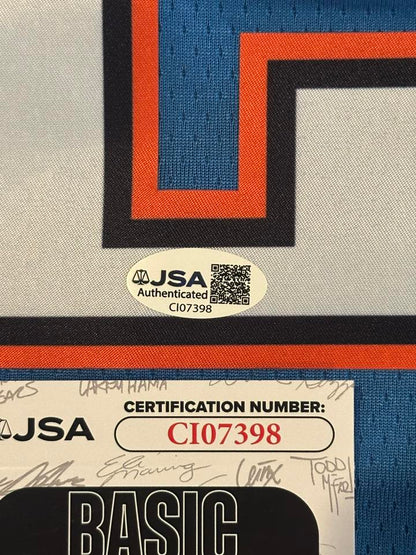 Shai Gilgeous-Alexander SGA Autographed Oklahoma City Thunder Jersey JSA COA-Right Off The Field