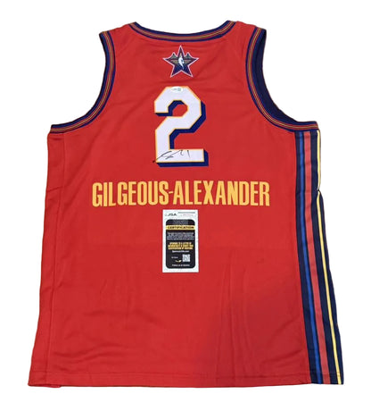Shai Gilgeous-Alexander Signed Autographed 2025 All Star Game Jersey JSA COA-Right Off The Field