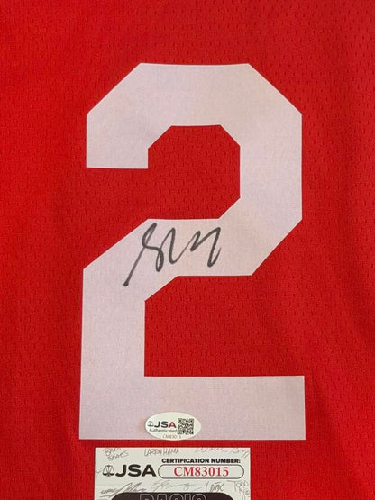 Shai Gilgeous-Alexander Signed Autographed Canada Jersey JSA COA-Right Off The Field