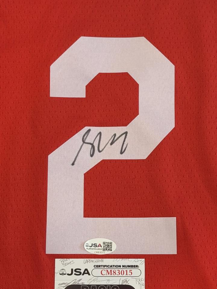 Shai Gilgeous-Alexander Signed Autographed Canada Jersey JSA COA-Right Off The Field
