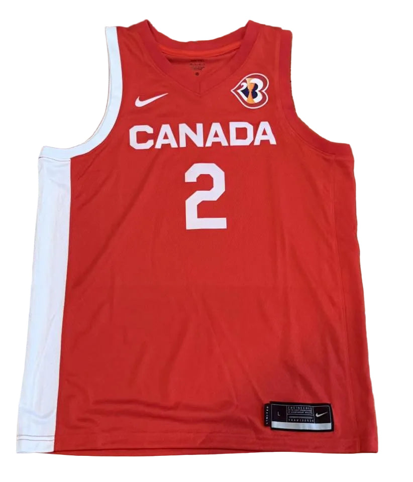 Shai Gilgeous-Alexander Signed Autographed Canada Jersey JSA COA-Right Off The Field