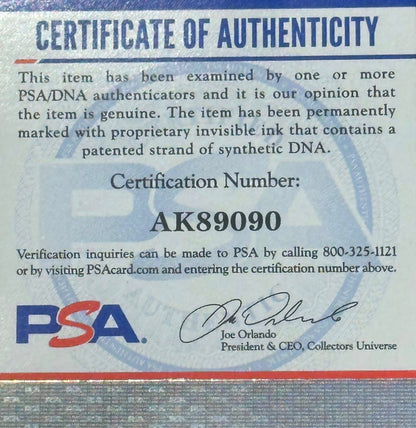 Shane Bieber Autographed 2021 MLB All Star Game Baseball PSA COA Guardians-Right Off The Field