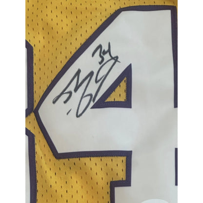 Shaquille O'Neal Autographed Los Angeles Lakers Jersey JSA COA-Right Off The Field
