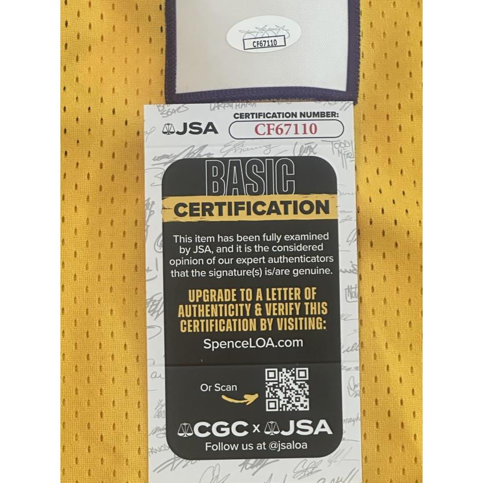 Shaquille O'Neal Autographed Los Angeles Lakers Jersey JSA COA-Right Off The Field