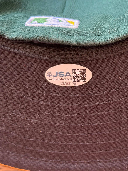 Shea Langeliers Autographed Oakland A's Authentic On-Field Hat JSA COA-Right Off The Field