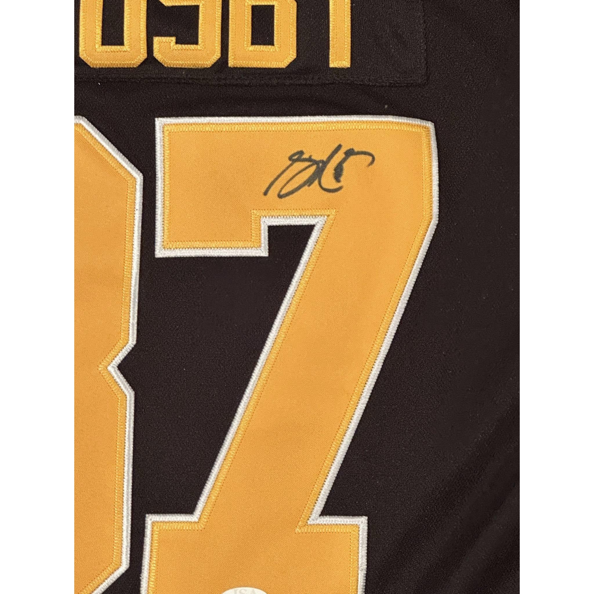Sidney Crosby Autographed Pittsburgh Penguins Jersey JSA LOA-Right Off The Field