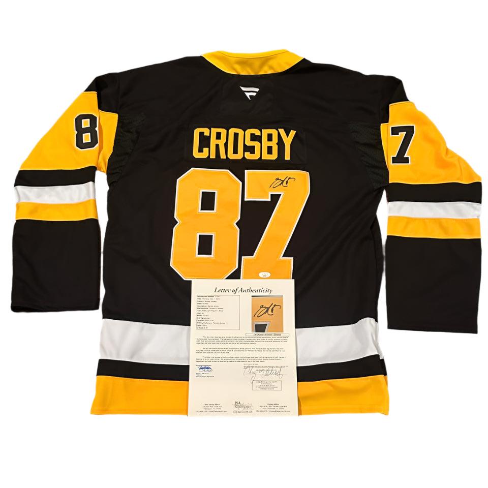 Sidney Crosby Autographed Pittsburgh Penguins Jersey JSA LOA-Right Off The Field