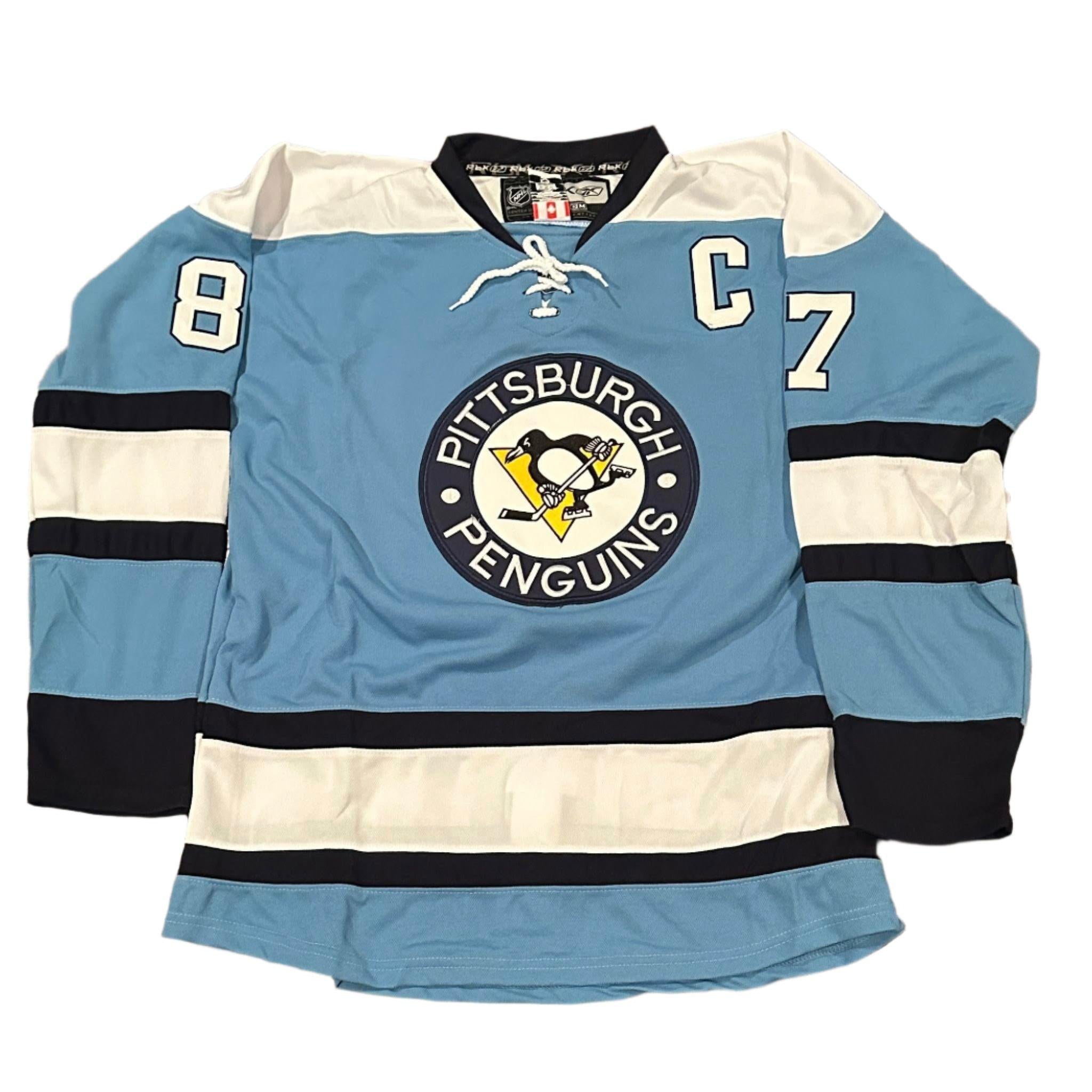 Sidney Crosby Autographed Pittsburgh Penguins Winter Classic Jersey JSA LOA-Right Off The Field