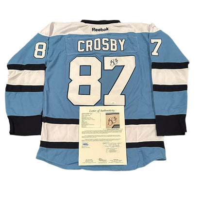 Sidney Crosby Autographed Pittsburgh Penguins Winter Classic Jersey JSA LOA-Right Off The Field