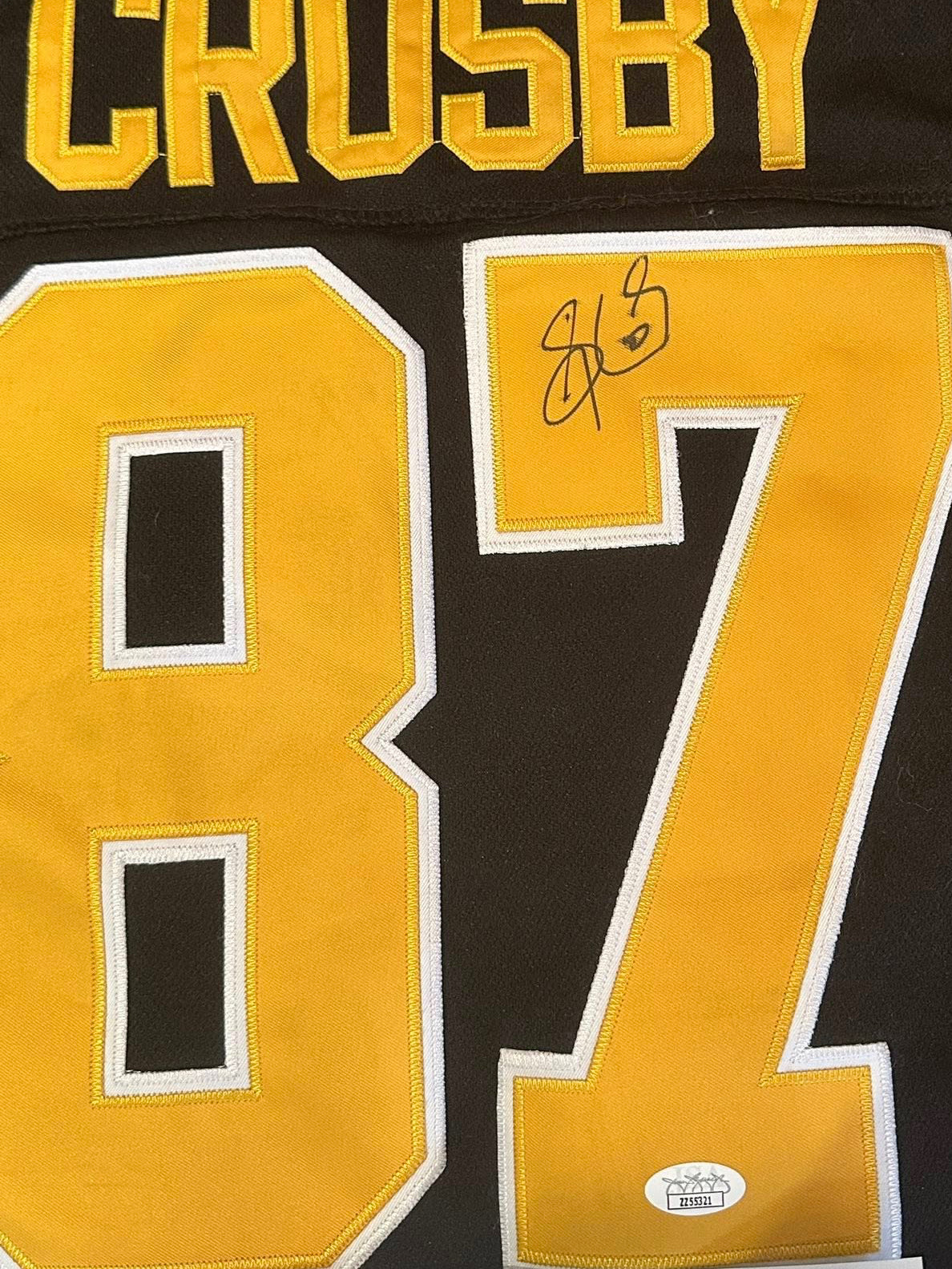 Sidney Crosby Signed Autographed Pittsburgh Penguins Jersey JSA LOA-Right Off The Field