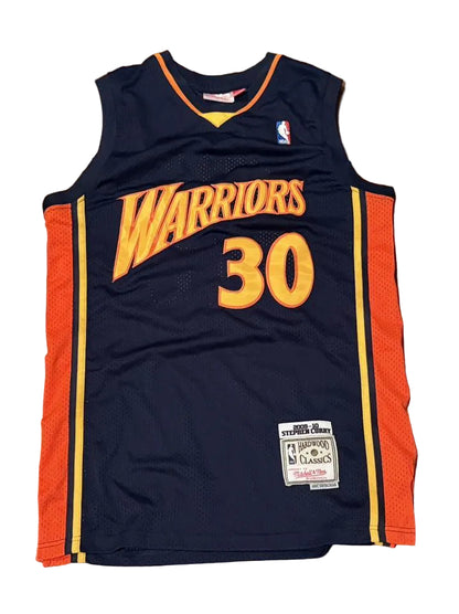 Stephen Curry Golden State Warriors 2009-10 Throwback Jersey Size 44-Right Off The Field