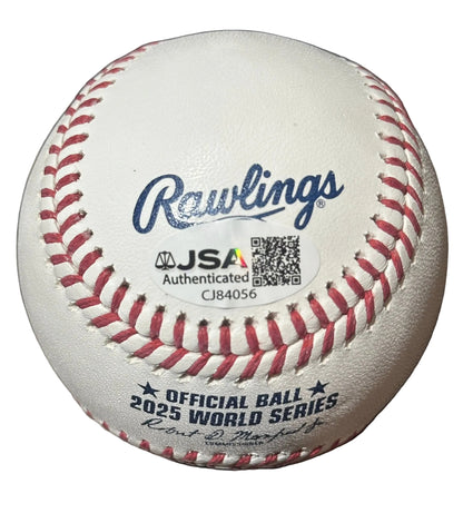 Steve Garvey Los Angeles Dodgers Autographed 2025 World Series Baseball JSA COA-Right Off The Field